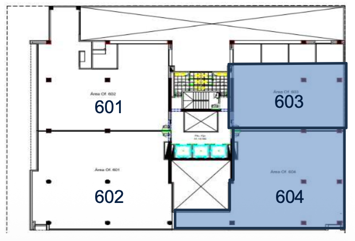 Oficina 603 - 604 en Edificio P99